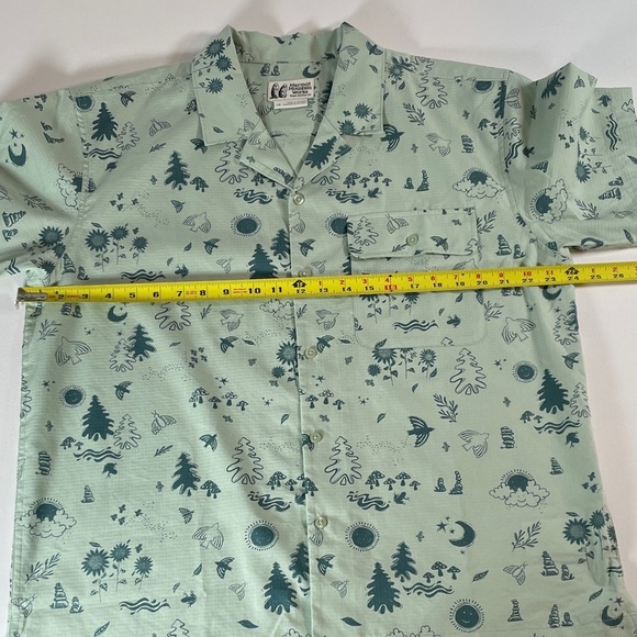 Marmot Mountain Works Green Muir Camp Novelty Men’s Shirt - Size Large - Picture 11 of 14